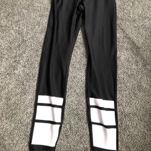 Black workout leggings